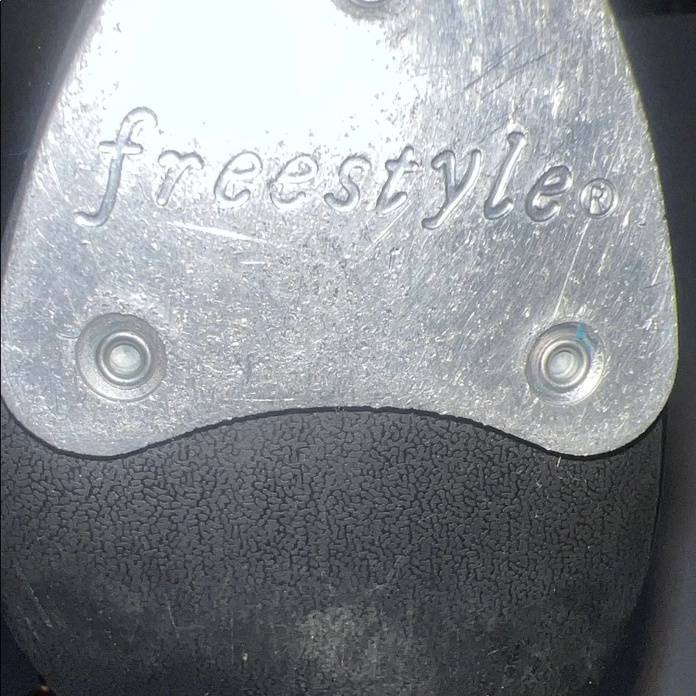 Freestyle Shiny Black Kids Tap Shoes